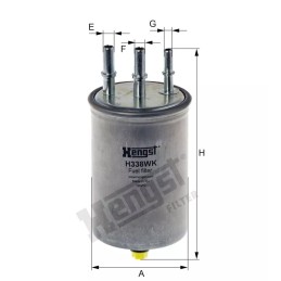 H338WK Hengst kuro filtras