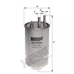 H340WK Hengst kuro filtras