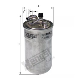 H341WK Hengst kuro filtras