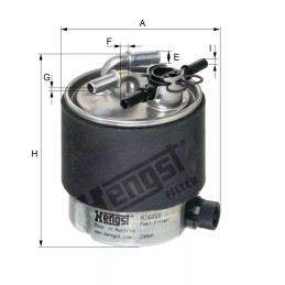 H344WK Hengst kuro filtras