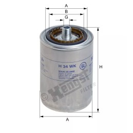 H34WK Hengst kuro filtras