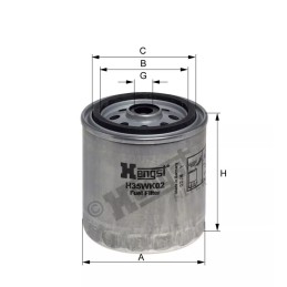 H35WK02 D87 Hengst kuro filtras