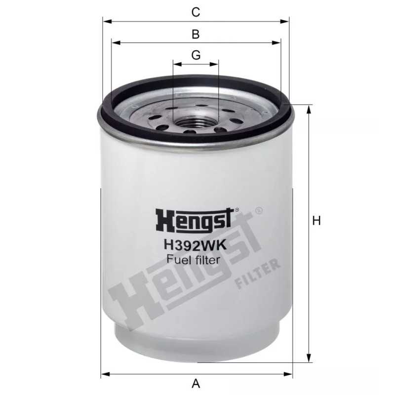 H392WK Hengst kuro filtras