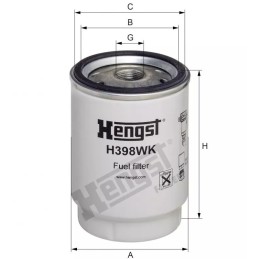 H398WK Hengst kuro filtras