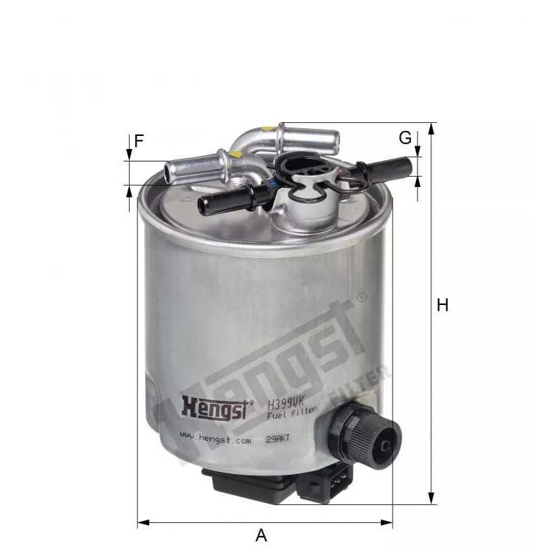 H399WK Hengst kuro filtras