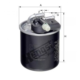 H410WK Hengst kuro filtras