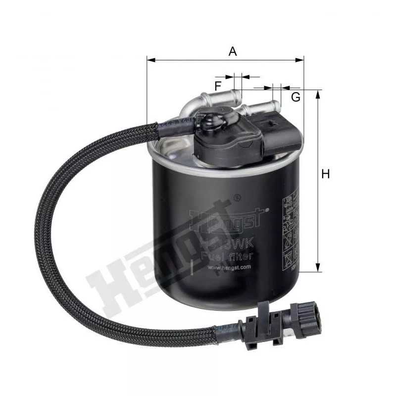 H413WK Hengst kuro filtras