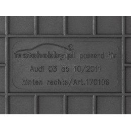 Audi Q3 2011-2018 Guminiai kilimėliai MOTOHOBBY 170106