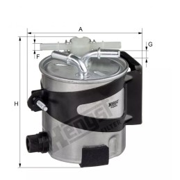 H424WK Hengst kuro filtras