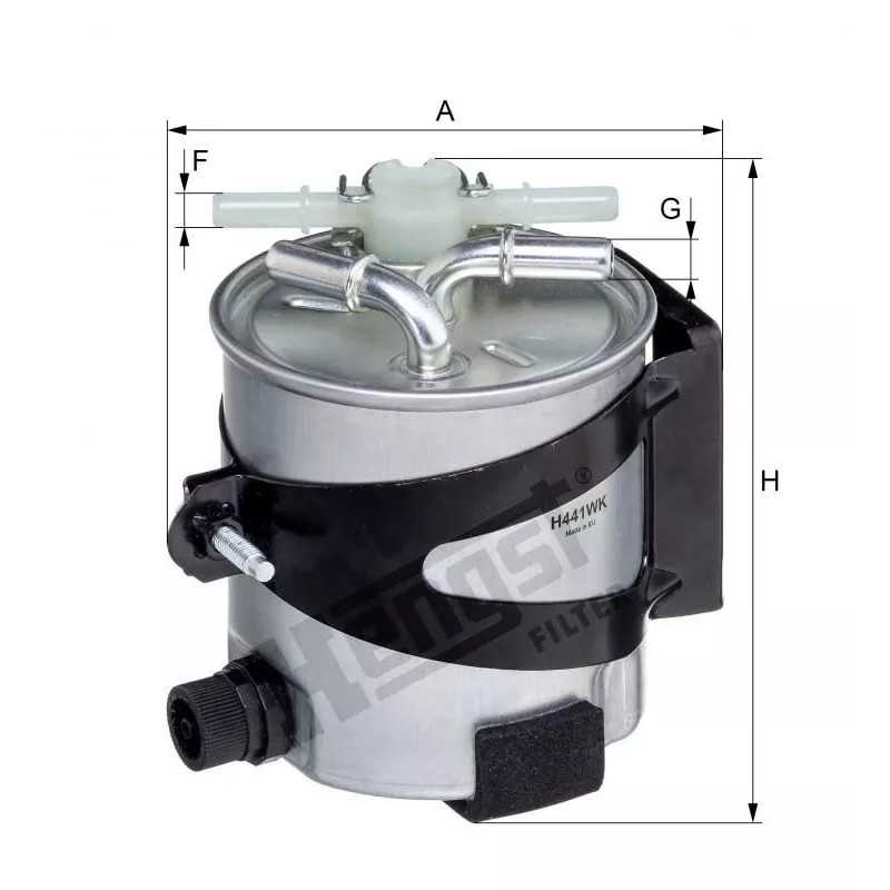 H441WK Hengst kuro filtras