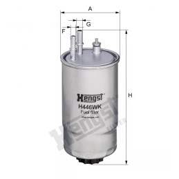 H446WK Hengst kuro filtras