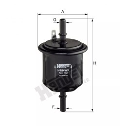 H454WK Hengst kuro filtras