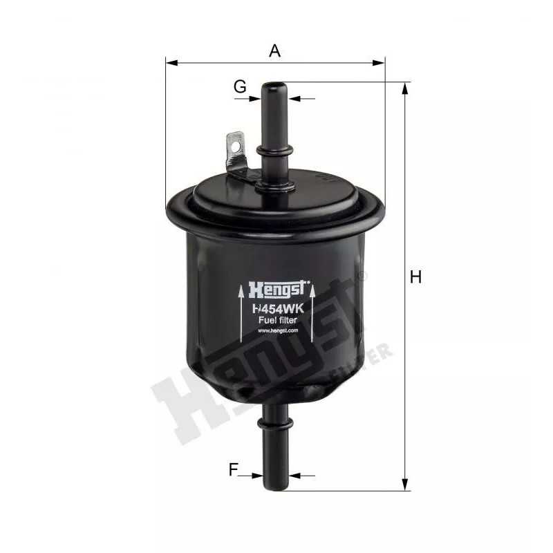 H454WK Hengst kuro filtras