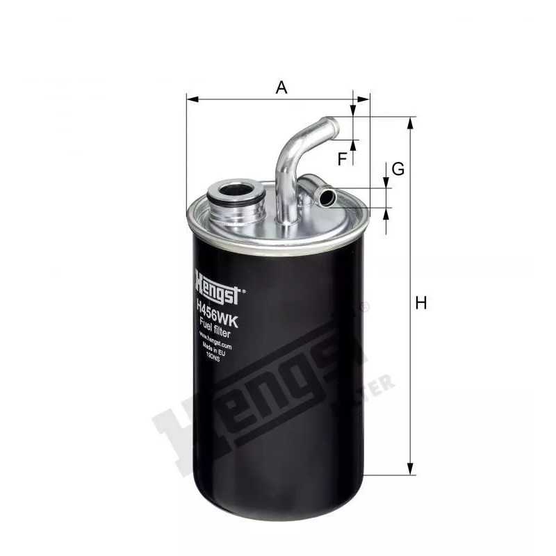 H456WK Hengst kuro filtras