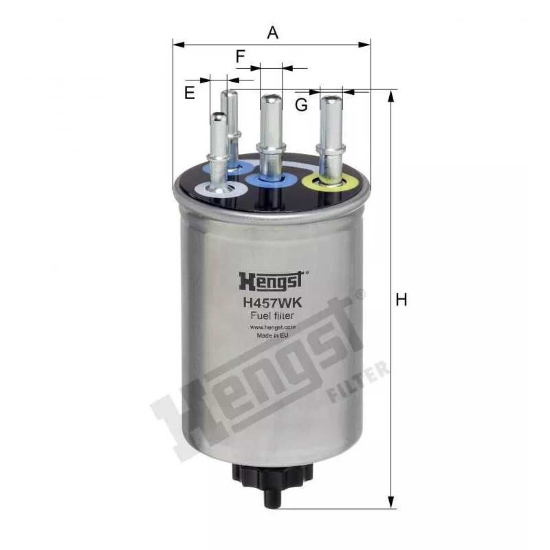 H457WK Hengst kuro filtras