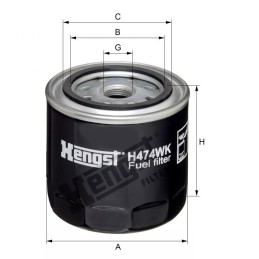 H474WK Hengst kuro filtras