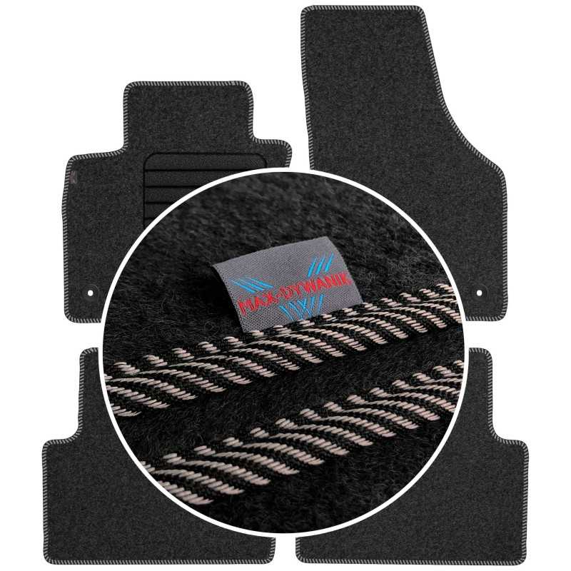 Audi Q3 I 2011-2018 Veliūriniai kilimėliai MAX-DYWANIK