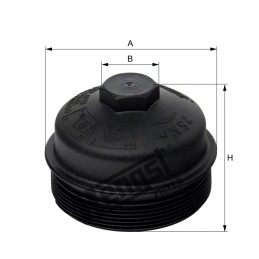 H500K Hengst kuro filtro dangtis