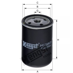 H60WK01 Hengst kuro filtras