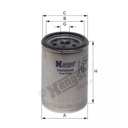 H60WK06 Hengst kuro filtras