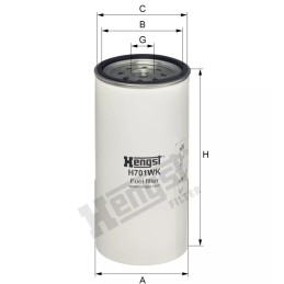 H701WK Hengst kuro filtras