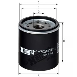 H7020WK10 Hengst kuro filtras