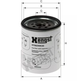 H7062WK30 Hengst kuro filtras