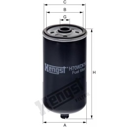 H70WDK14 Hengst kuro filtras