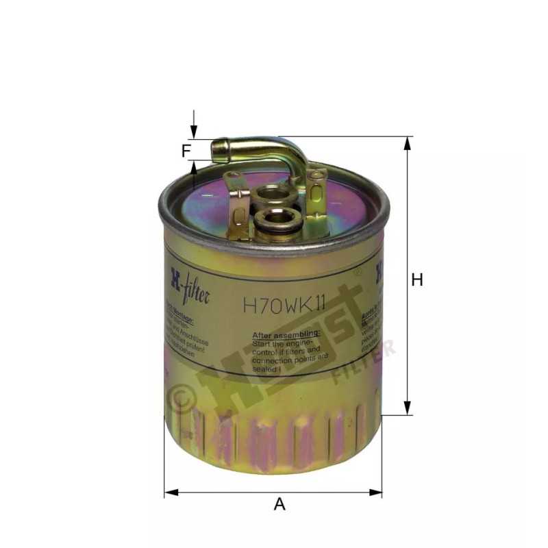 H70WK11 Hengst kuro filtras