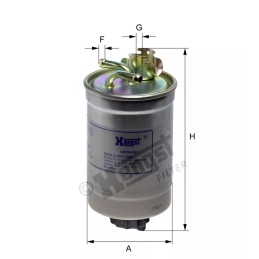 H70WK12 Hengst kuro filtras