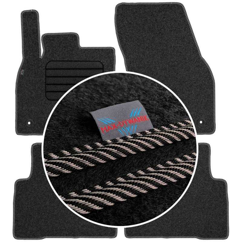 Audi Q3 II 2018- Veliūriniai kilimėliai MAX-DYWANIK