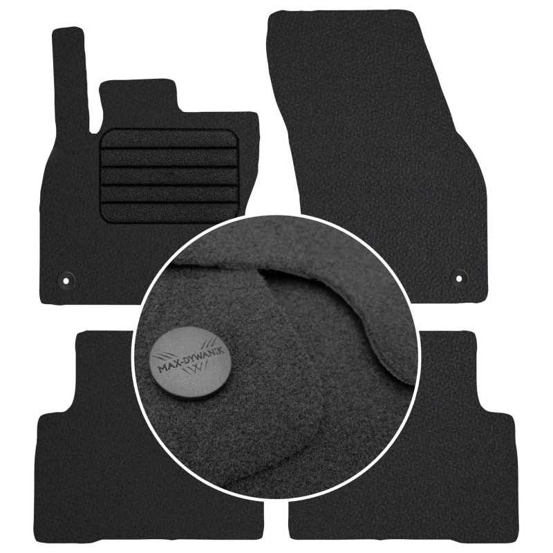 Audi Q3 II 2018- Veliūriniai kilimėliai MAX-DYWANIK