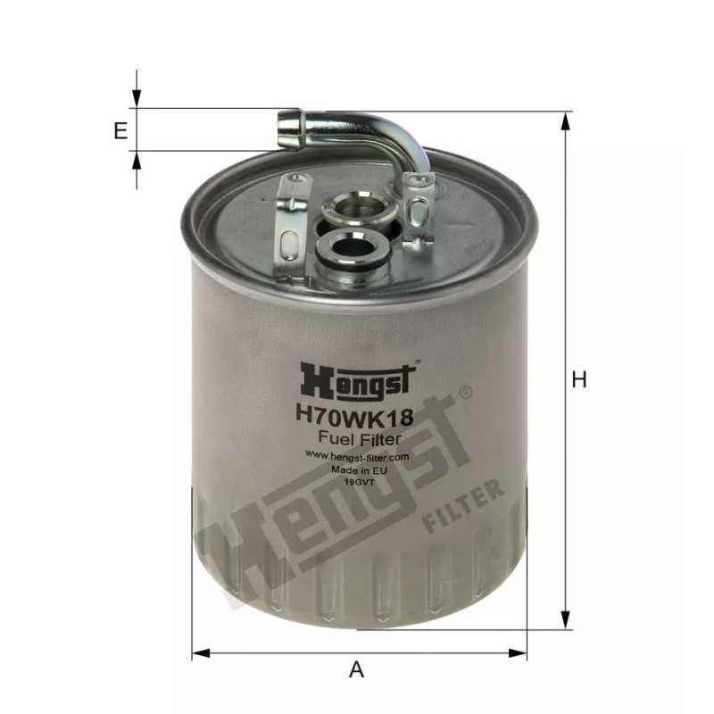 H70WK18 Hengst kuro filtras