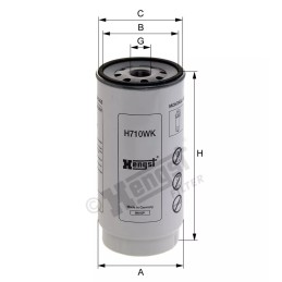 H710WK Hengst kuro filtras