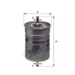 H80WK01 Hengst kuro filtras