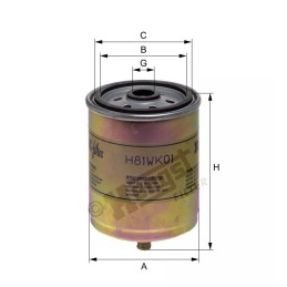 H81WK01 Hengst kuro filtras