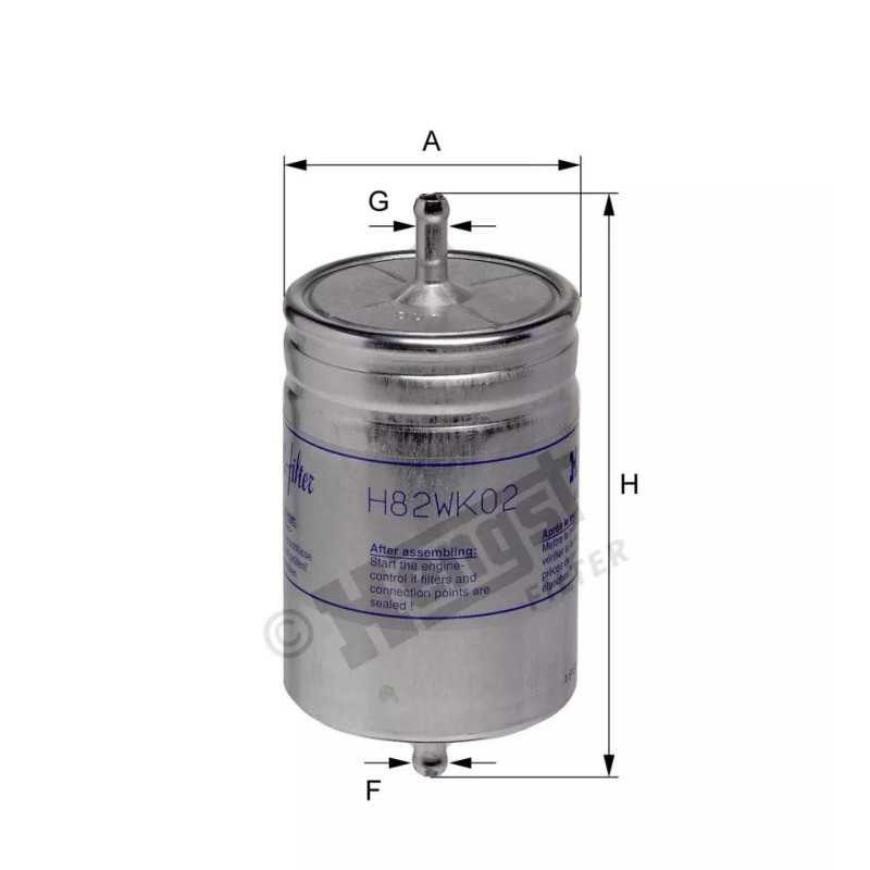 H82WK02 Hengst kuro filtras