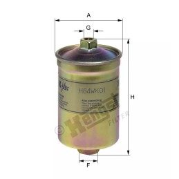 H84WK01 Hengst kuro filtras