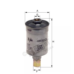 H85WK01 Hengst kuro filtras