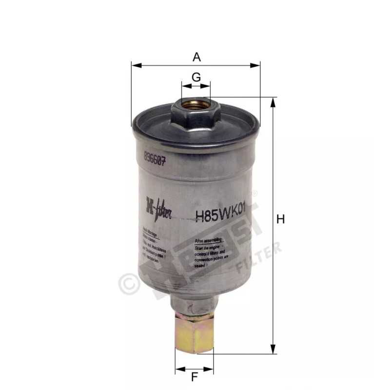 H85WK01 Hengst kuro filtras