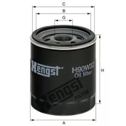 H90W32 Hengst kuro filtras