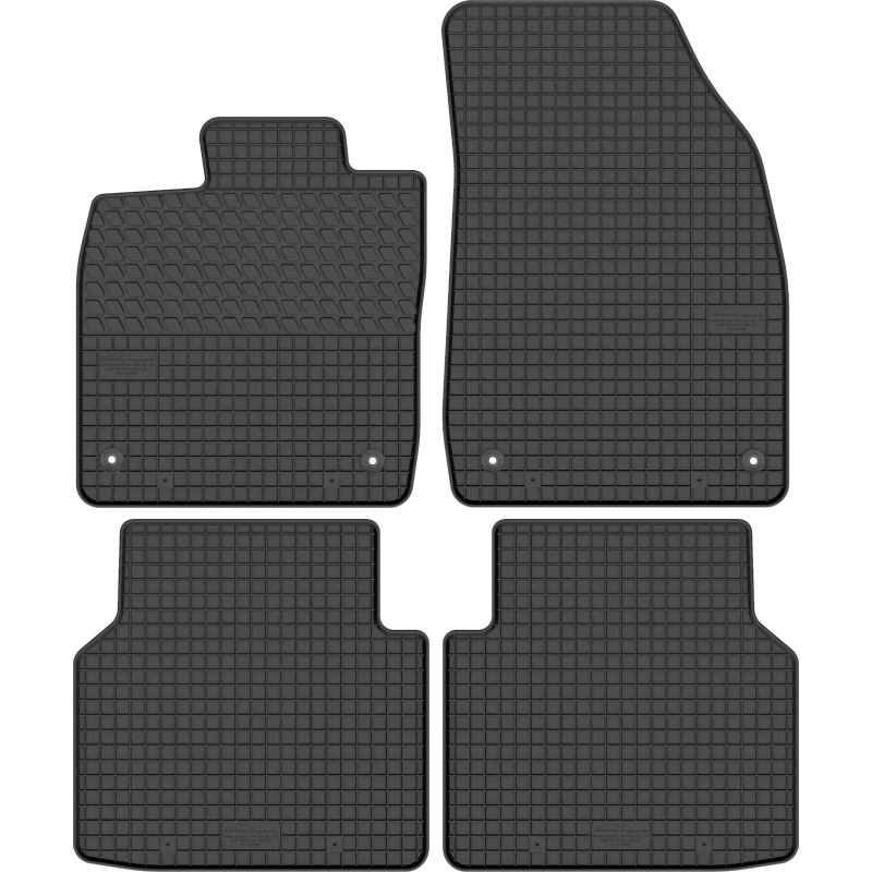 Audi Q4 e-tron 2021- / Skoda Enyaq 2020- / VW ID.4 2020- Guminiai kilimėliai MOTOHOBBY 211005