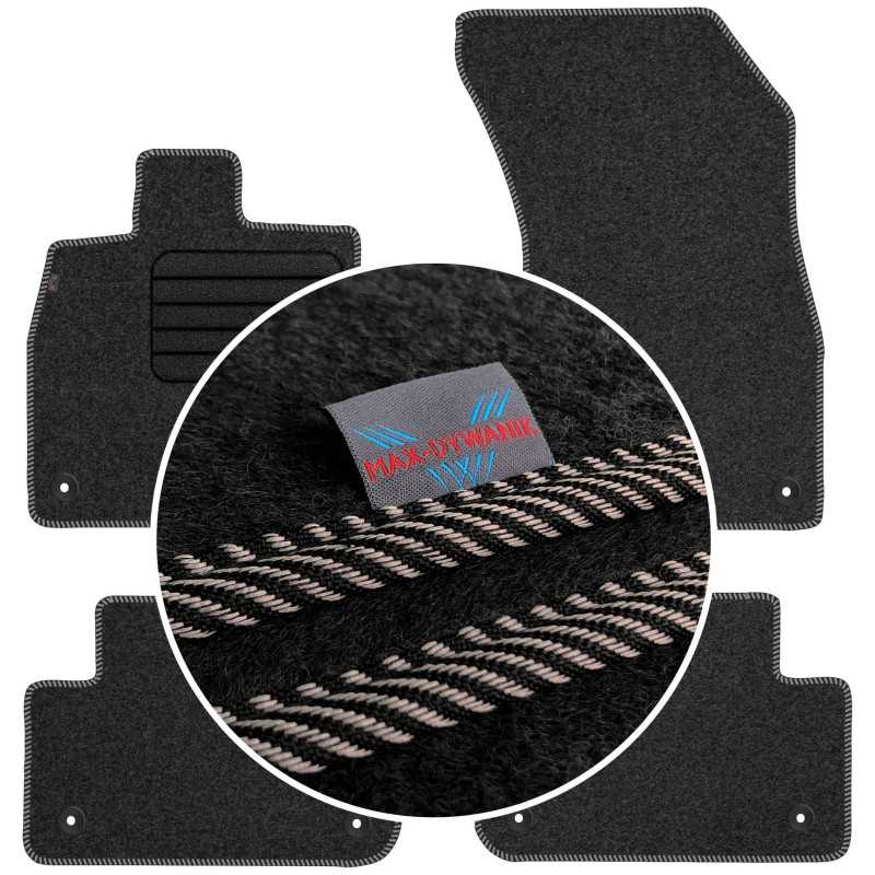 Audi Q5 II 2017- Veliūriniai kilimėliai MAX-DYWANIK