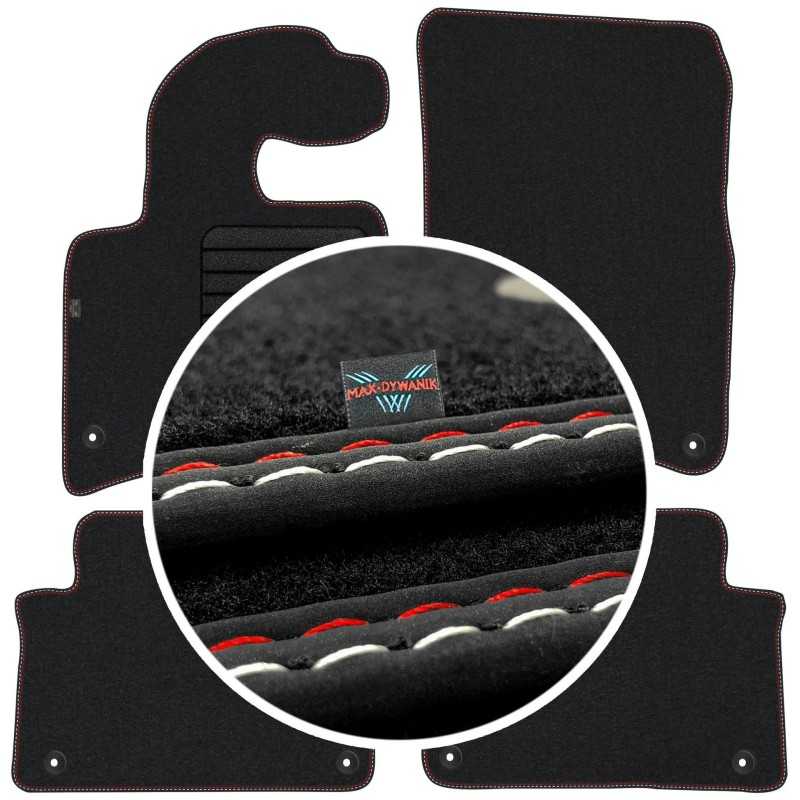 Audi Q7 I 5os 2006-2015 Veliūriniai kilimėliai MAX-DYWANIK
