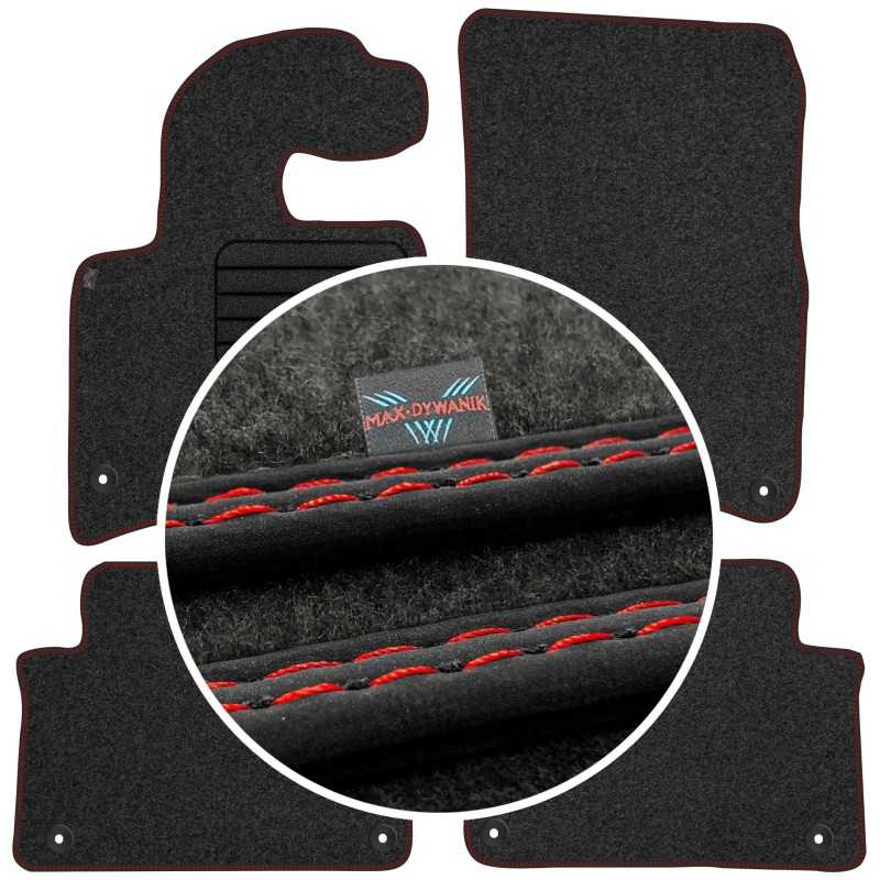 Audi Q7 I 5os 2006-2015 Veliūriniai kilimėliai MAX-DYWANIK