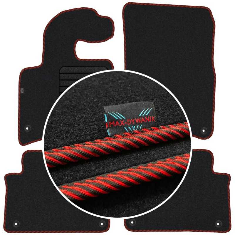 Audi Q7 I 5os 2006-2015 Veliūriniai kilimėliai MAX-DYWANIK
