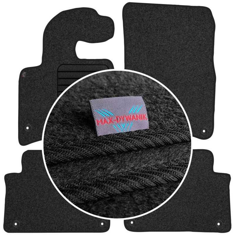 Audi Q7 I 5os 2006-2015 Veliūriniai kilimėliai MAX-DYWANIK