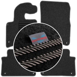 Audi Q7 I 5os 2006-2015 Veliūriniai kilimėliai MAX-DYWANIK