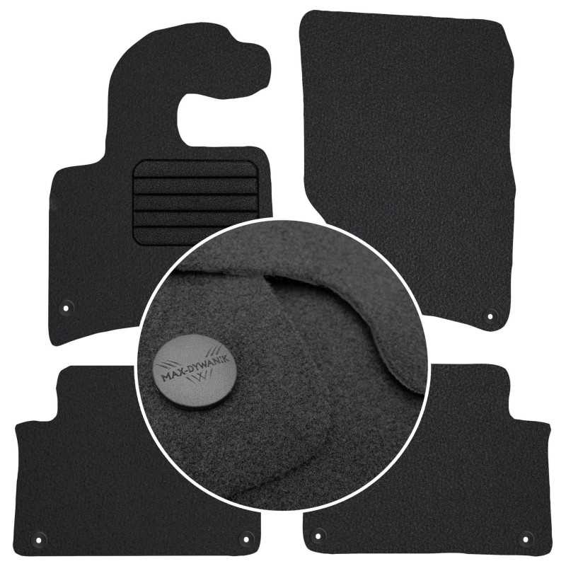 Audi Q7 I 5os 2006-2015 Veliūriniai kilimėliai MAX-DYWANIK