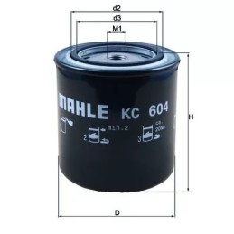 KC604 KNECHT kuro filtras